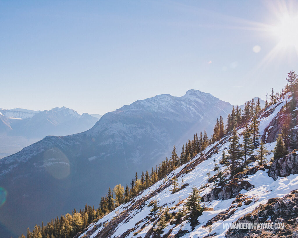 Banff Gondola views | Top things to see in Jasper and Banff | My Wandering Voyage