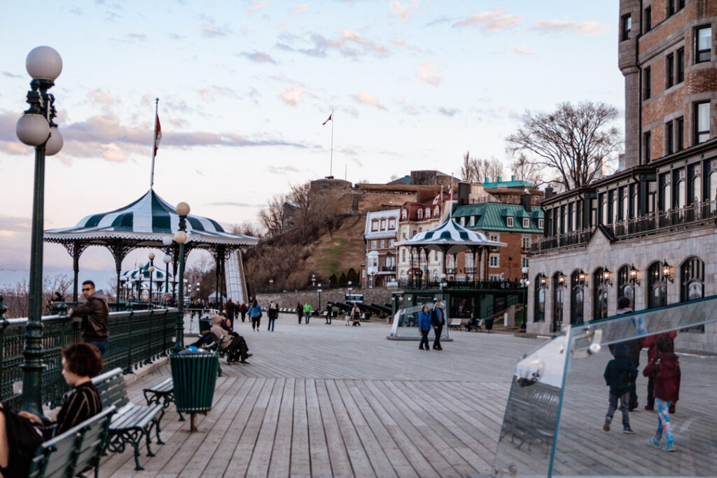 Dufferin Terrace | Weekend Itinerary: Best Things to do in Quebec City | My Wandering Voyage travel blog  #Quebec #QuebecCity #Canada #Travel