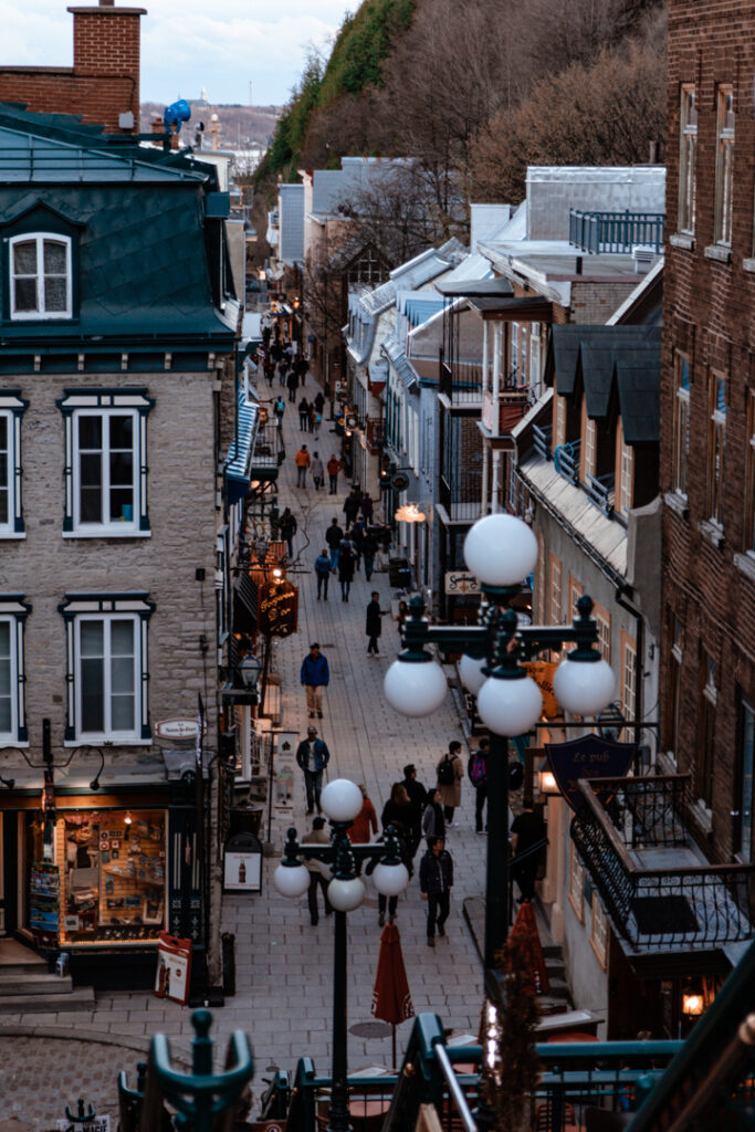 Petit Champlain Quarter | Weekend Itinerary: Best Things to do in Quebec City | My Wandering Voyage travel blog #Quebec #QuebecCity #Canada #Travel