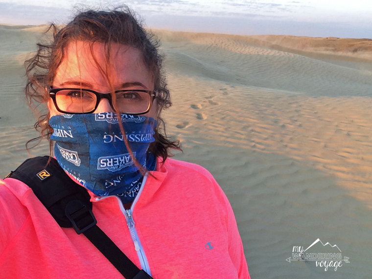 Sand Dune Selfie Saskatchewan