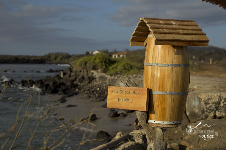 Post office Floreana Island Galapagos | My Wandering Voyage travel blog
