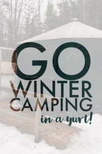 I know that winter camping sounds like an oxymoron, but it can be done! Especially in the comfort of a yurt. Try out winter camping in the Southern Ontario, Canada | My Wandering Voyage #travel blog #Camping #winter #Ontario #Canada
