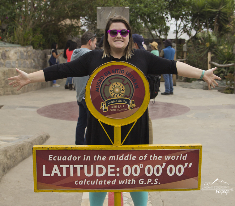 Standing on the Equator in Quito, Ecuado | MY Wandering Voyage travel blog