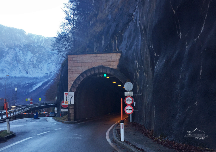Heading into a tunnel off the Autobahn | My Wandering Voyage travel blog