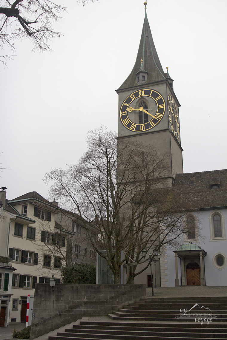 St Peter's Church Zurich, Switzerland | My Wandering Voyage travel blog