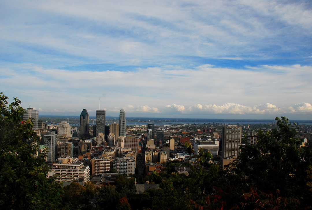 Views from Mont Royal in Montreal - 14 essential experiences for a weekend in Montreal, Quebec, Canada | My Wandering Voyage travel blog