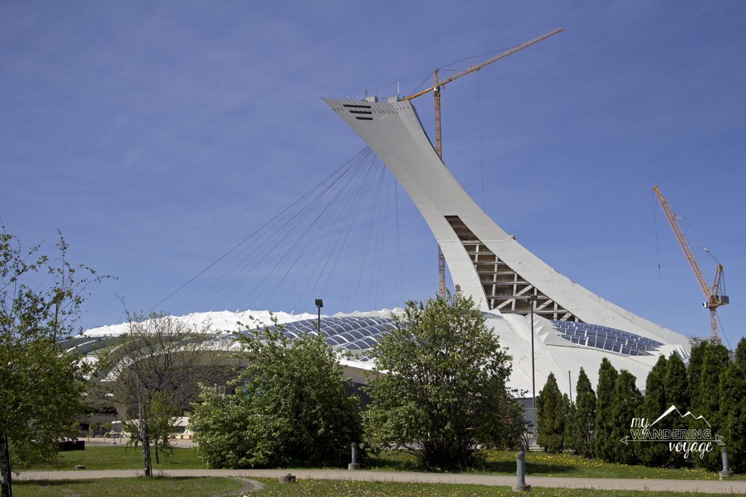 Olympic Stadium in Montreal - 14 essential experiences for a weekend in Montreal, Quebec, Canada | My Wandering Voyage travel blog