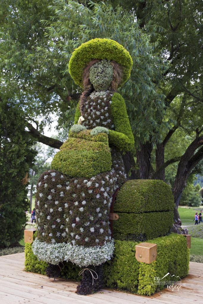 Check out the beautiful living sculptures at the MosaiCanada150 exhibit at Jacques-Cartier Park in Gatineau, Quebec | My Wandering Voyage travel blog
