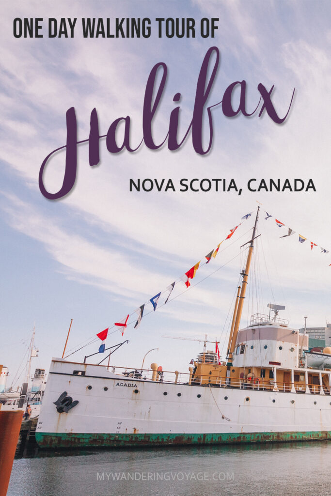 Explore Halifax in a day: walking tour - From its delicious eats, historic buildings and magnificent waterfront, there is much to do in Halifax, Canada. Bring your walking shoes and a camera, because you’re going to want to capture the beauty of this city on the Atlantic Ocean | My Wandering Voyage travel blog