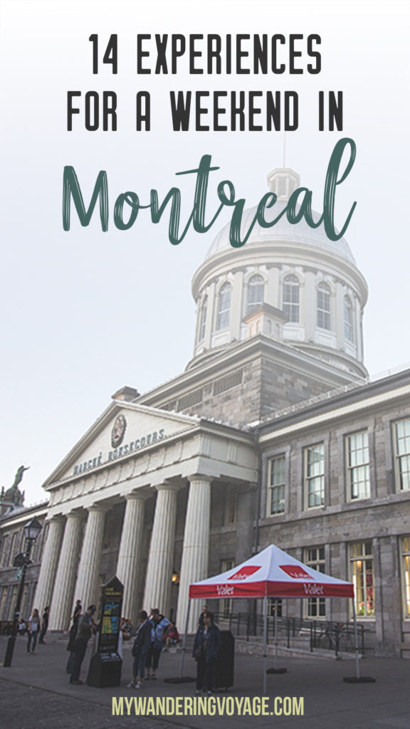14 essential experiences for a weekend in Montreal – Montreal, Quebec, Canada is a perfect place to escape for the weekend, here’s 14 experiences to have in Montreal for any weekend warrior. | My Wandering Voyage travel blog