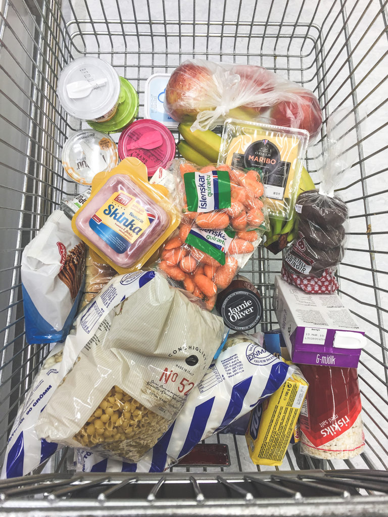 Stock up on food for your campervan experience - Experience Iceland through a rental campervan - campervans are the best way to see Iceland on your own schedule | My Wandering Voyage travel blog