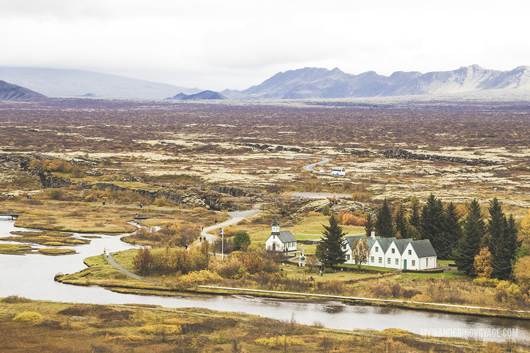 Thingvellir National Park - The Golden Circle is a well-known destination in Iceland, and it’s easy to see why. The Golden Circle is part of a road loop that can be seen in a day from Reykjavik and hits some of Iceland’s most famous landmarks | My Wandering Voyage travel blog