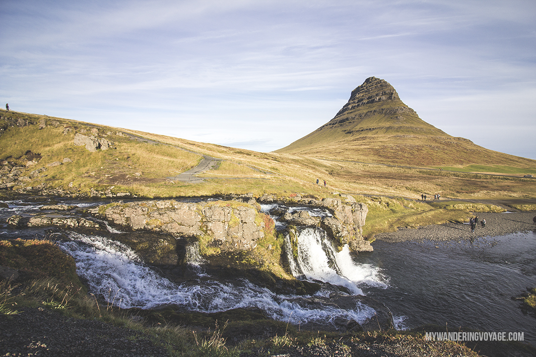 Discover Iceland’s underrated destination of Snaefellsnes Peninsula. Explore the famous Kirkjufell mountain, black church, rugged coastline, lava fields, a national park, mountains and volcanoes. | My Wandering Voyage travel blog