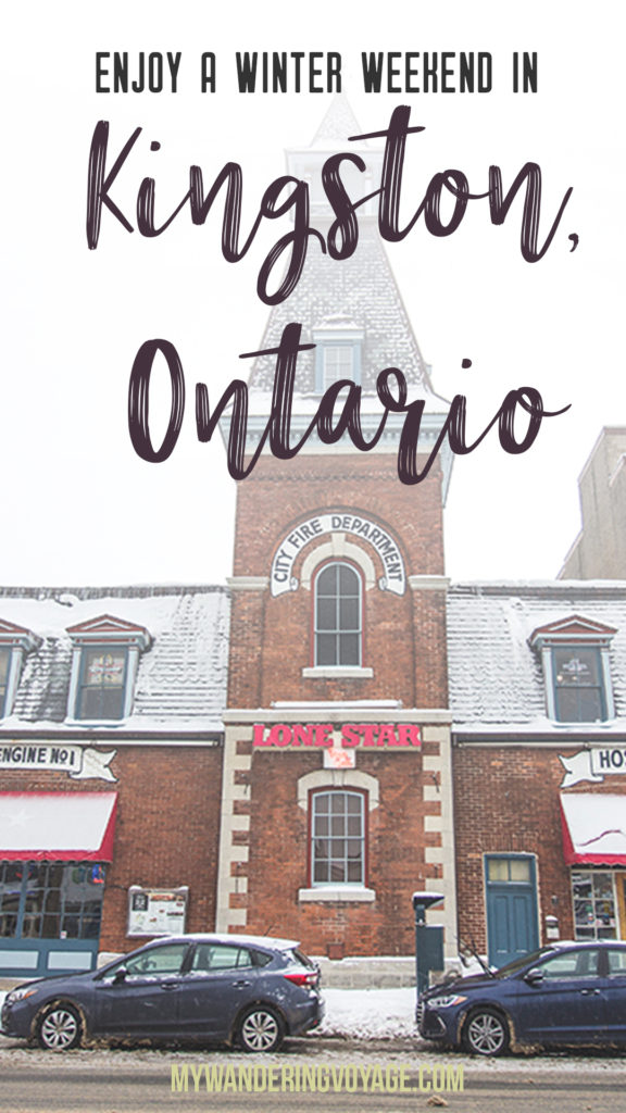 Enjoy a winter weekend in Kingston, Ontario, Canada | Winter is the perfect time to go on a weekend getaway to a nearby city. So pack your bags and head to Kingston to take in its history, food and events like Lumina Borealis all winter long.| My Wandering Voyage
