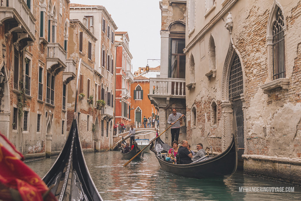 If you’re on a tight Italian itinerary and you’ve always dreamed of seeing the sinking city, you can explore Venice from Rome in a day. With a high speed train and this itinerary, you’ll be able to see Venice in a day. | My Wandering Voyage #venice #italy #travel #itinerary