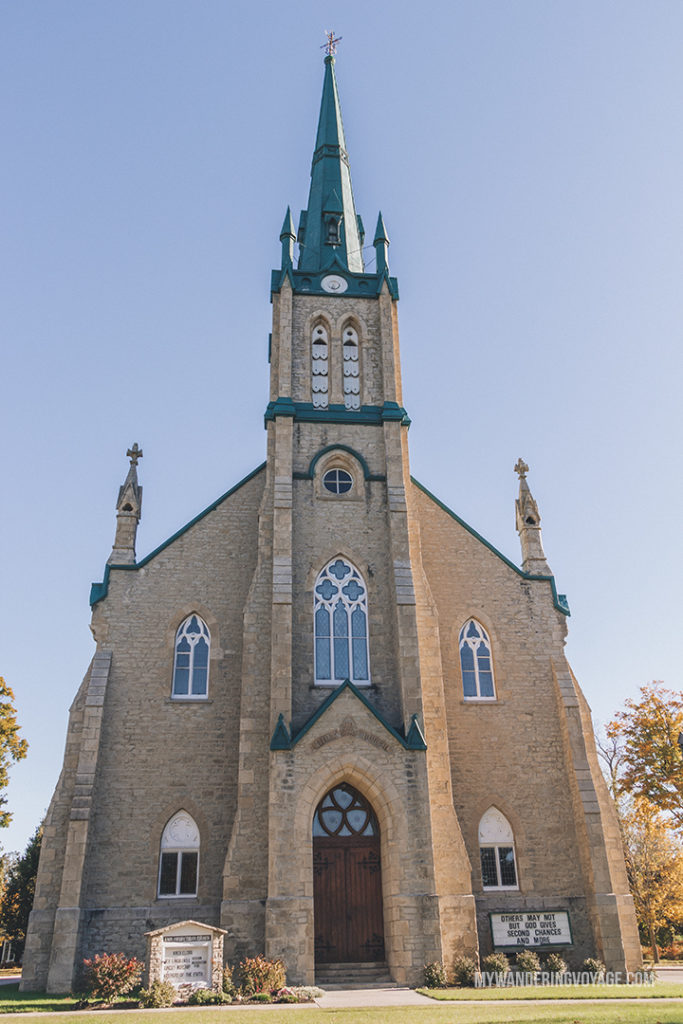 Elora Knox Church | The ultimate list of things to do in Elora, Ontario. Visit Elora for its small town charm, natural beauty and one-of-a-kind shops and restaurants | My Wandering Voyage travel blog