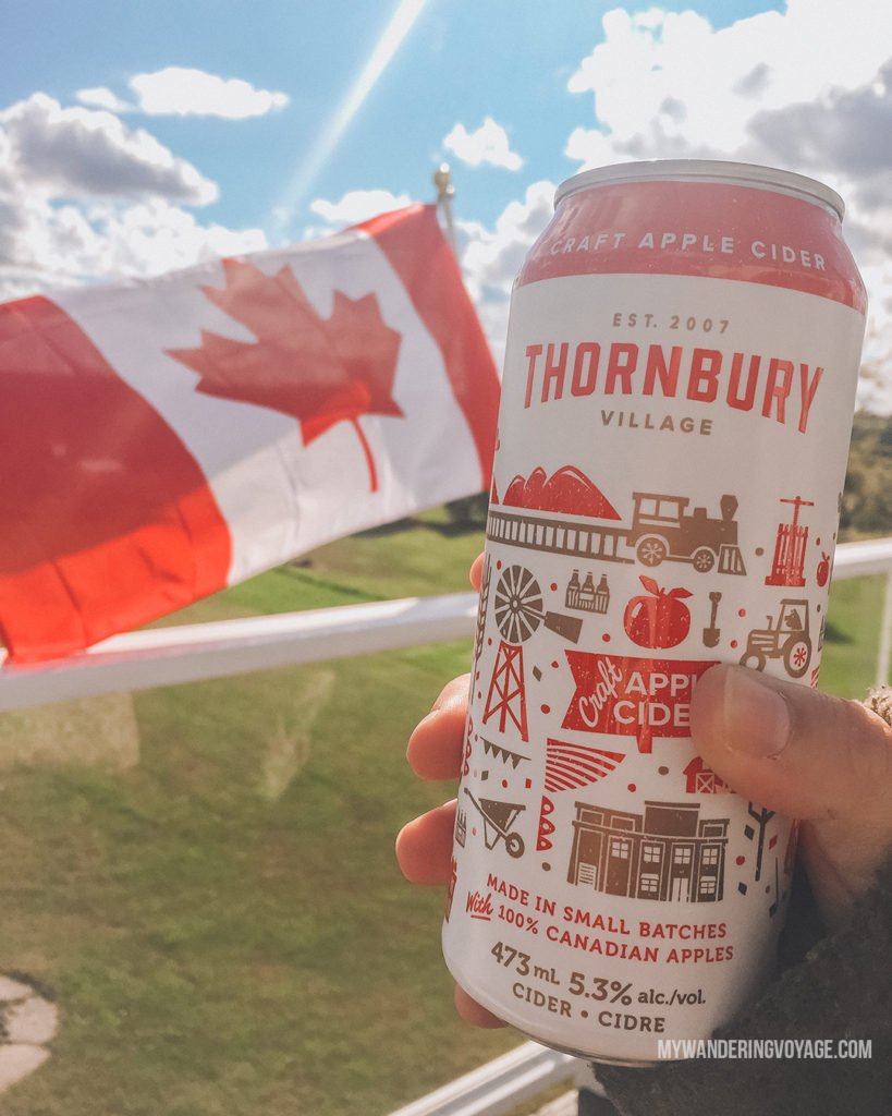 Thornbury Village cider | Are you an explorer? A foodie? Or how about a beach bum? There’s something for everyone in this list of fantastic day trips from Toronto | My Wandering Voyage travel blog #toronto #ontario #canada #ontariotravel #travel
