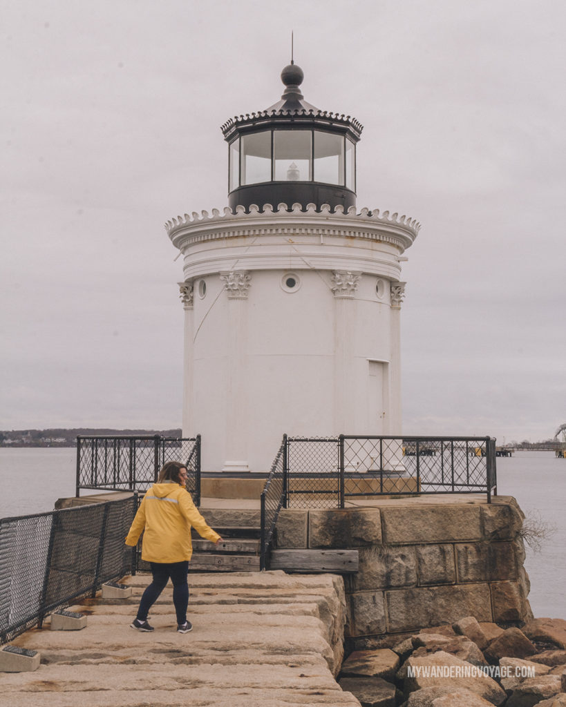 Bug Light, Portland | This New England road trip itinerary will take you on the scenic route from Boston to Portland, Mid Coast Maine and Acadia National Park. | My Wandering Voyage #Boston #Portland #Maine #travel