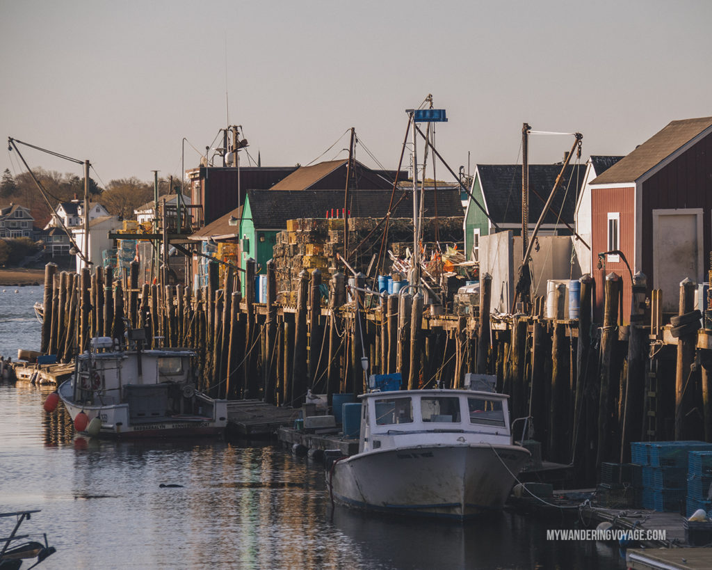 Portland Historic Waterfront District | This New England road trip itinerary will take you on the scenic route from Boston to Portland, Mid Coast Maine and Acadia National Park. | My Wandering Voyage #Boston #Portland #Maine #travel