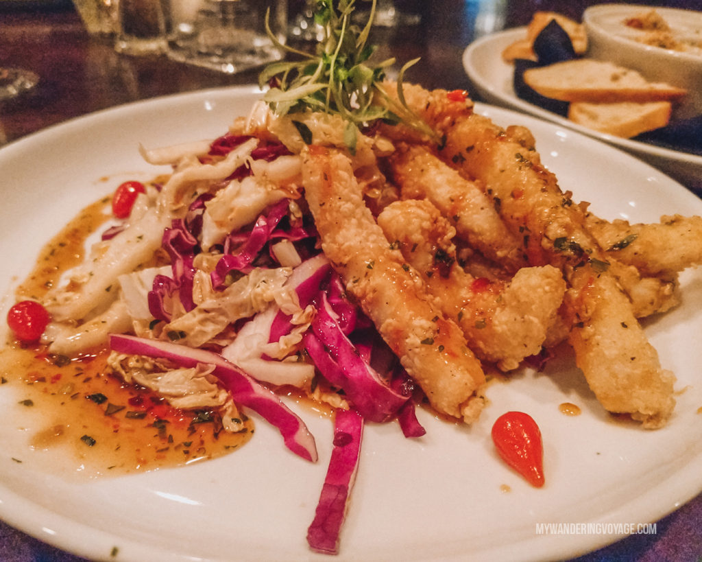 BlueFin Calamari Fries | Grab your best gal pals or significant other for the ultimate weekend getaway in Portland, Maine. Find where to stay, what to eat and things to do in this guide to Portland, Maine. | My Wandering Voyage travel blog #Portland #Maine #USA #travel