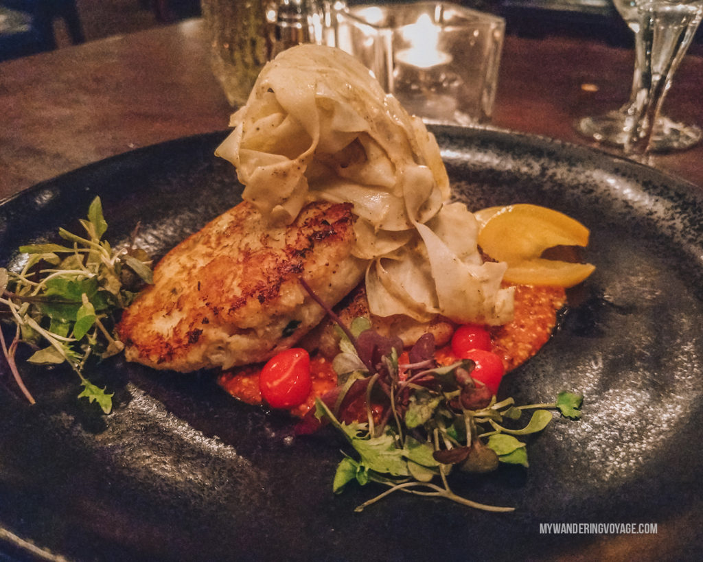 BlueFin crab cakes | Grab your best gal pals or significant other for the ultimate weekend getaway in Portland, Maine. Find where to stay, what to eat and things to do in this guide to Portland, Maine. | My Wandering Voyage travel blog #Portland #Maine #USA #travel