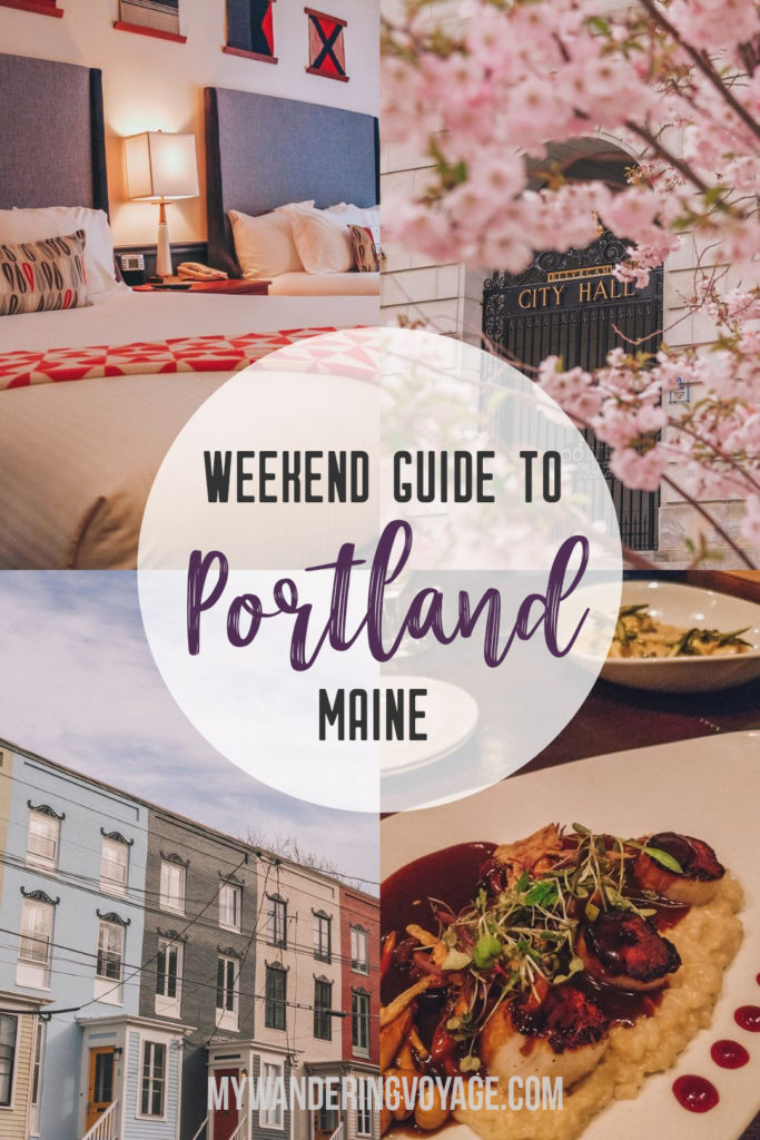 Grab your best gal pals or significant other for the ultimate weekend getaway in Portland, Maine. Find where to stay, what to eat and things to do in this guide to Portland, Maine. #Portland #Maine #USA #travel