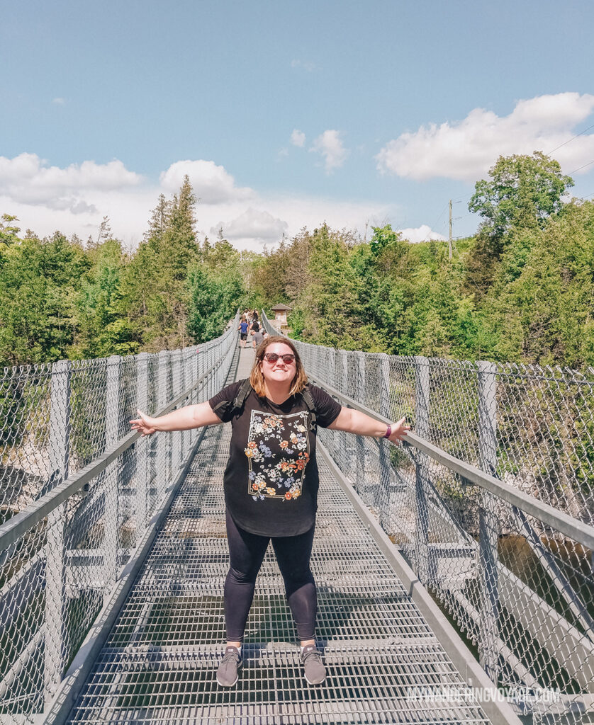 Ferris Provincial Park suspension bridge | Best scenic bridges in Ontario you have to visit | My Wandering Voyage travel blog