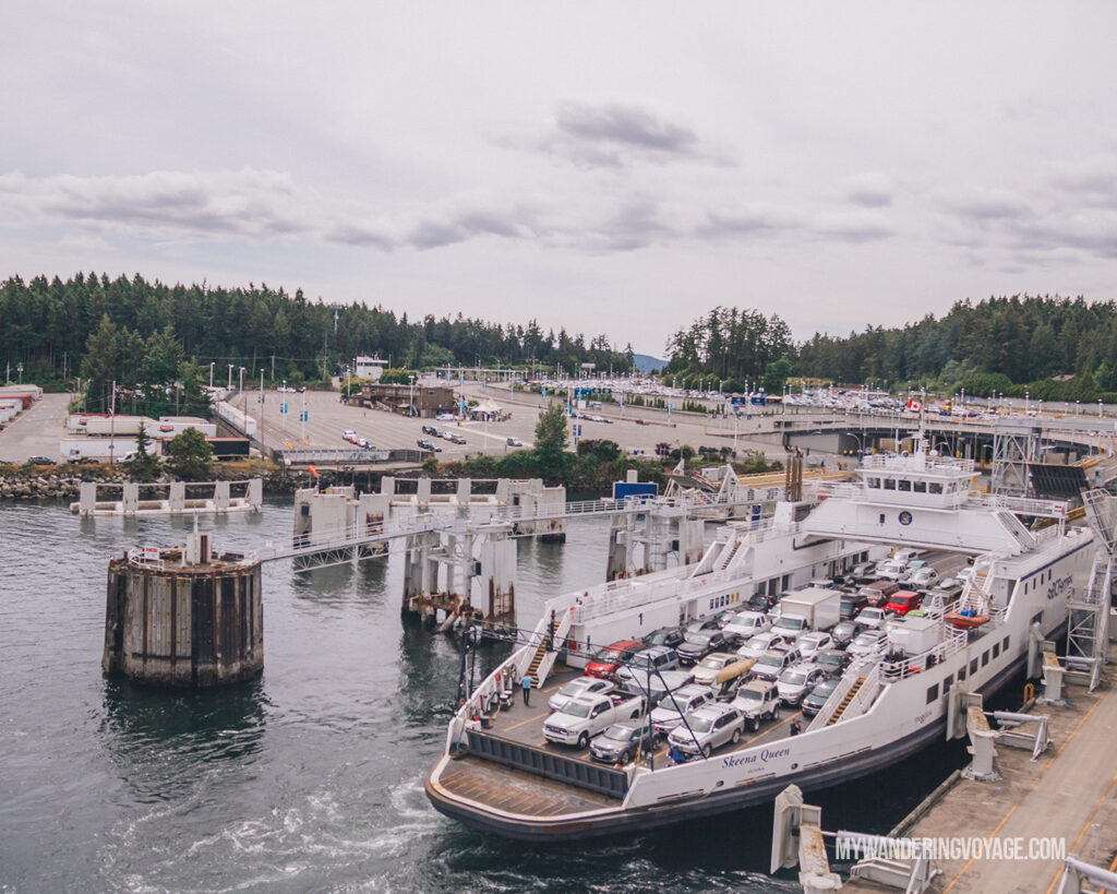 BC Ferries back to mainland | Vancouver Island road trip 5 day itinerary | My Wandering Voyage