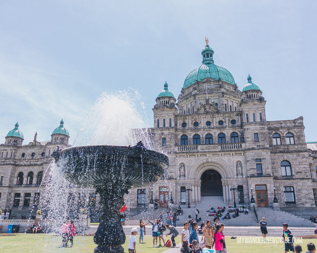BC Legislature, Victoria BC | Vancouver Island road trip 5 day itinerary | My Wandering Voyage