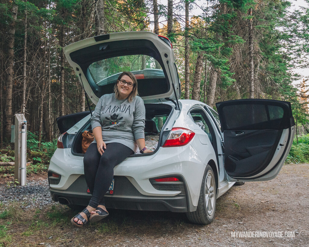 Sleeping in a car? Heck yes! | Road trip tips: What you need to know about taking a cross-country road trip | My Wandering Voyage travel blog #Travel #RoadTrip #Canada #USA