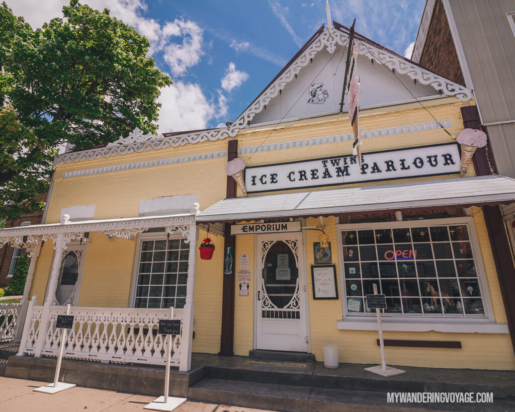 Ice Cream Parlour in Port Rowan | Discover Ontario’s Garden: Relaxing things to do in Norfolk County | My Wandering Voyage travel blog