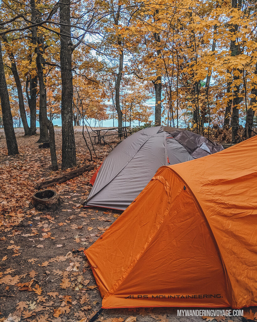 Camping during the Fall | Beginners guide to camping + camping essentials | My Wandering Voyage travel blog
