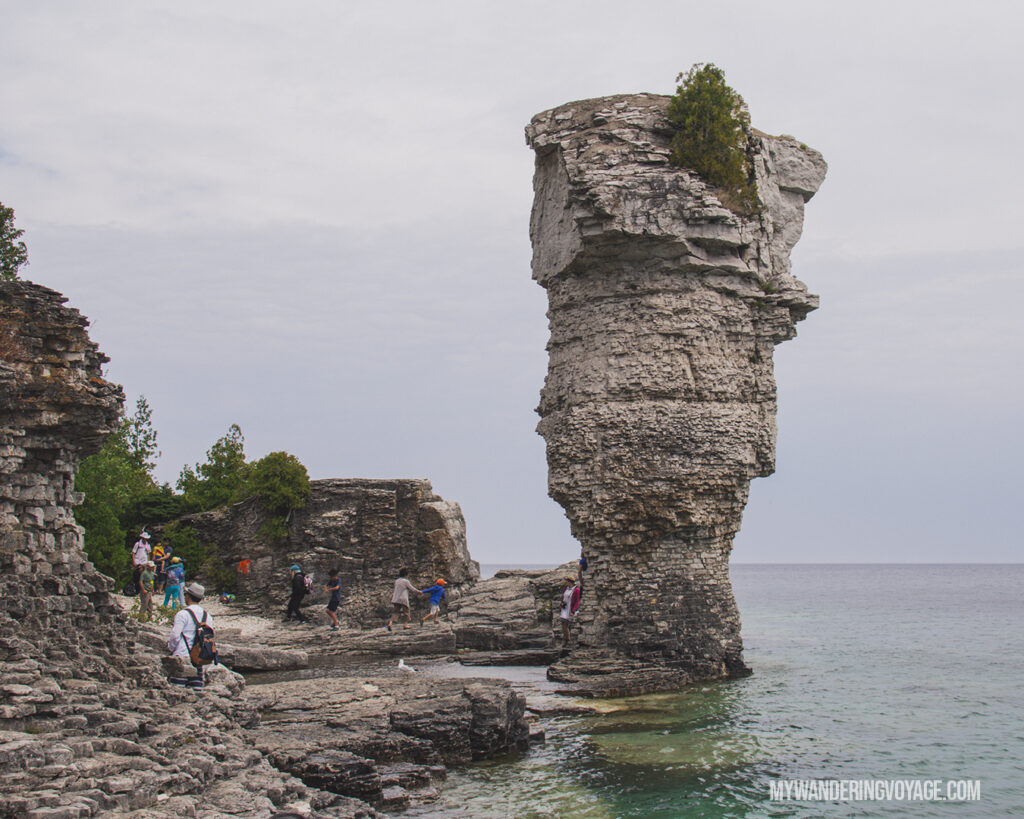Flowerpot Island at Fathom Five National Marine Park | The Ultimate Guide to National Parks in Ontario | My Wandering Voyage travel blog #travel #Ontario #Canada #BrucePeninsula #ThousandIslands #camping
