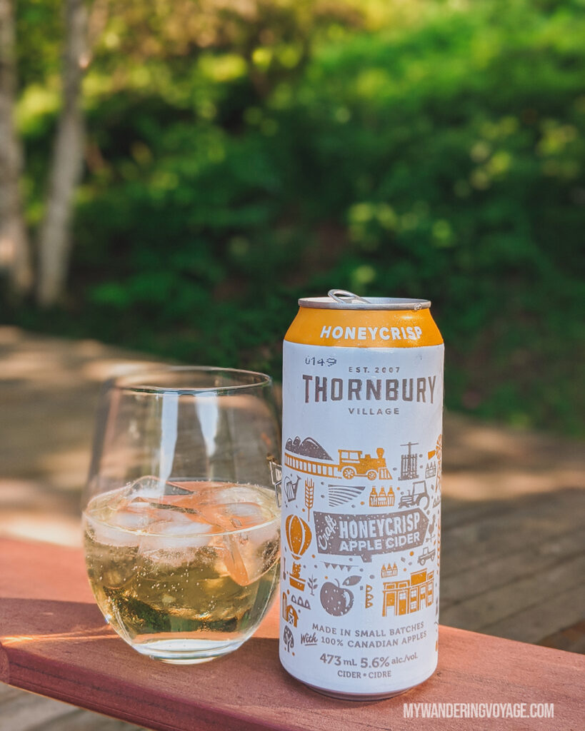 Thornbury Village Craft Cider | | Ontario Cider: Take a self-guided Georgian Bay cider tour | My Wandering Voyage travel blog #Ontario #Cider #GeorgianBay #daytrip