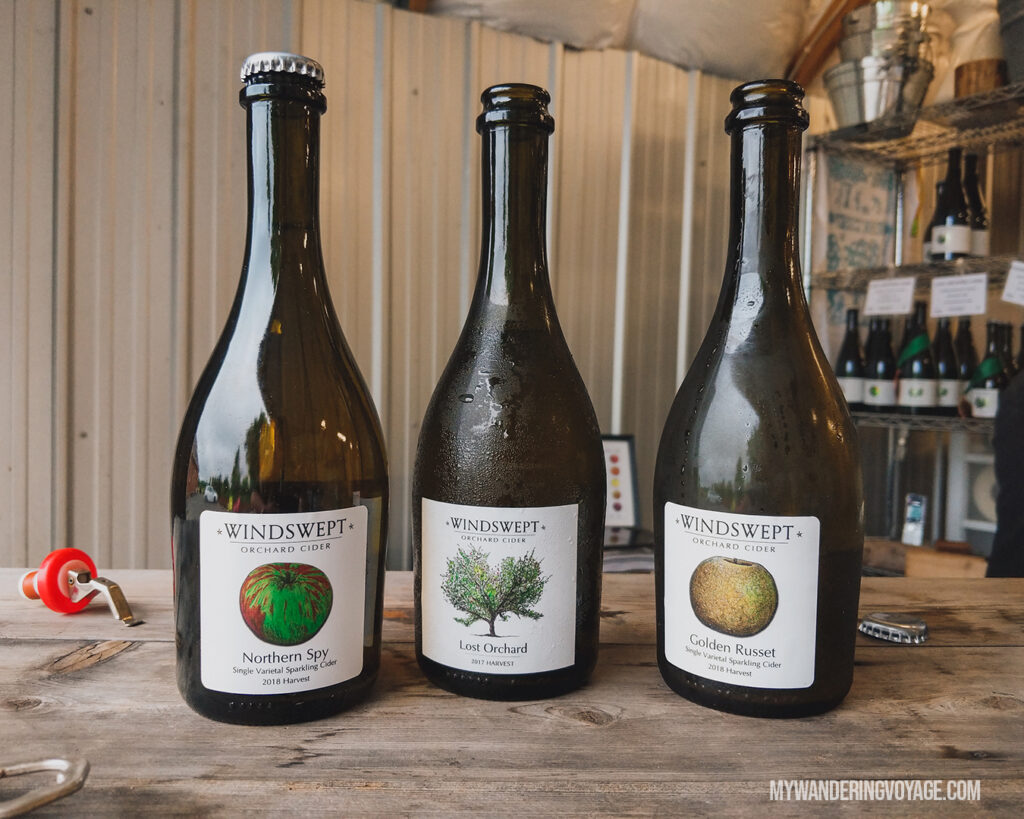 Windsweft Orchards | | Ontario Cider: Take a self-guided Georgian Bay cider tour | My Wandering Voyage travel blog #Ontario #Cider #GeorgianBay #daytrip
