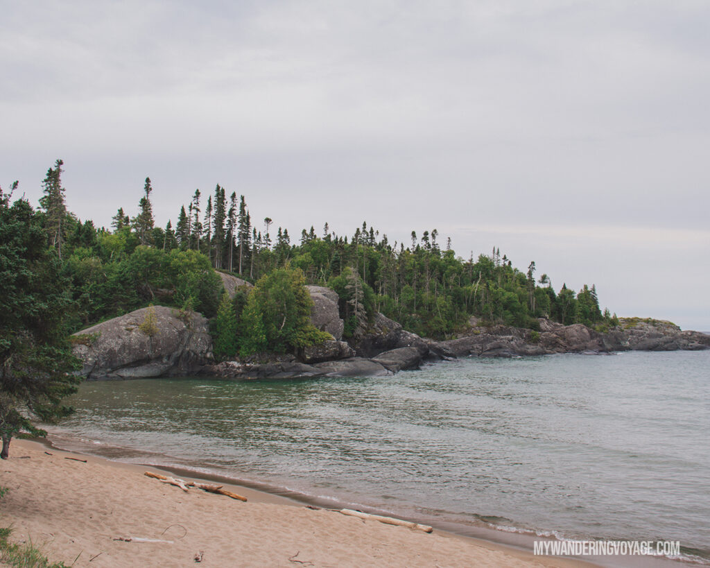 Horseshoe Bay at Pukaskwa National Park | The Ultimate Guide to National Parks in Ontario | My Wandering Voyage travel blog #travel #Ontario #Canada #BrucePeninsula #ThousandIslands #camping