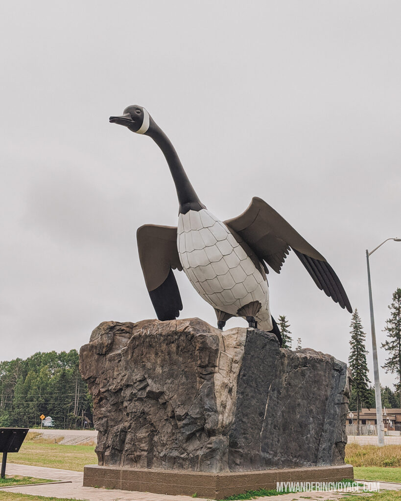 Wawa Goose | Toronto to Thunder Bay: a 10-day Northern Ontario road trip along Lake Superior’s spectacular coast | My Wandering Voyage travel blog #LakeSuperior #RoadTrip #Ontario #Canada #travel