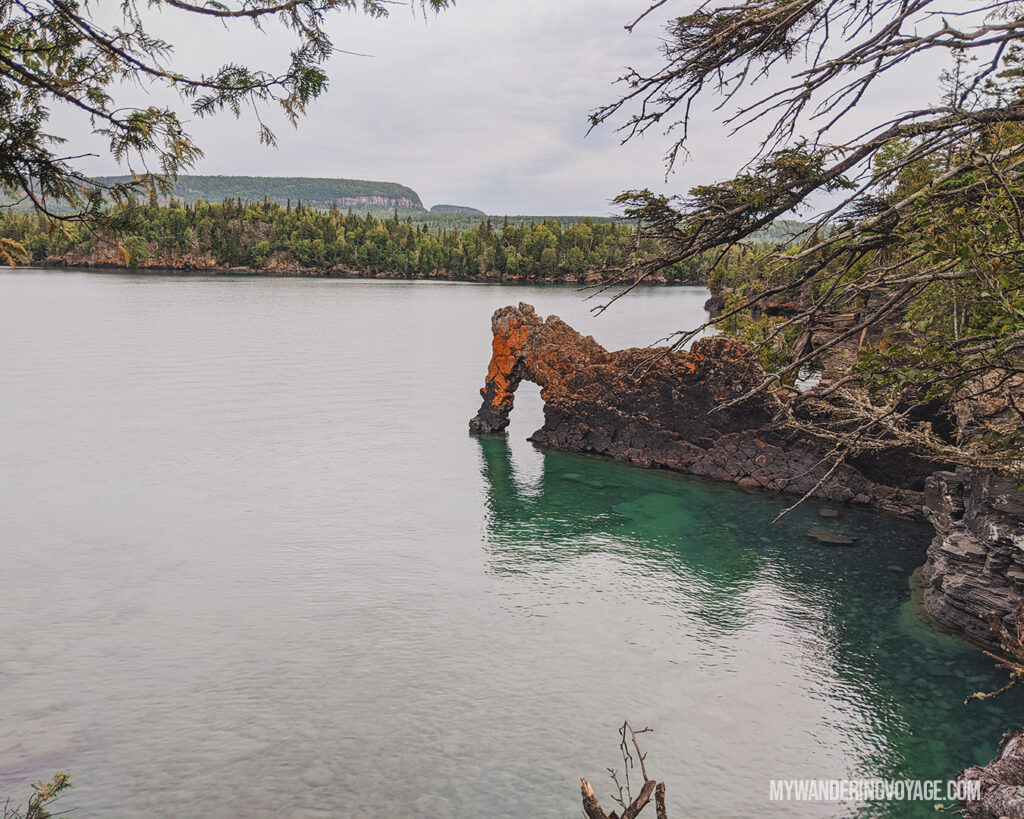 Sea Lion rock formation in Sleeping Giant Provincial Park | Toronto to Thunder Bay: a 10-day Northern Ontario road trip along Lake Superior’s spectacular coast | My Wandering Voyage travel blog #LakeSuperior #RoadTrip #Ontario #Canada #travel