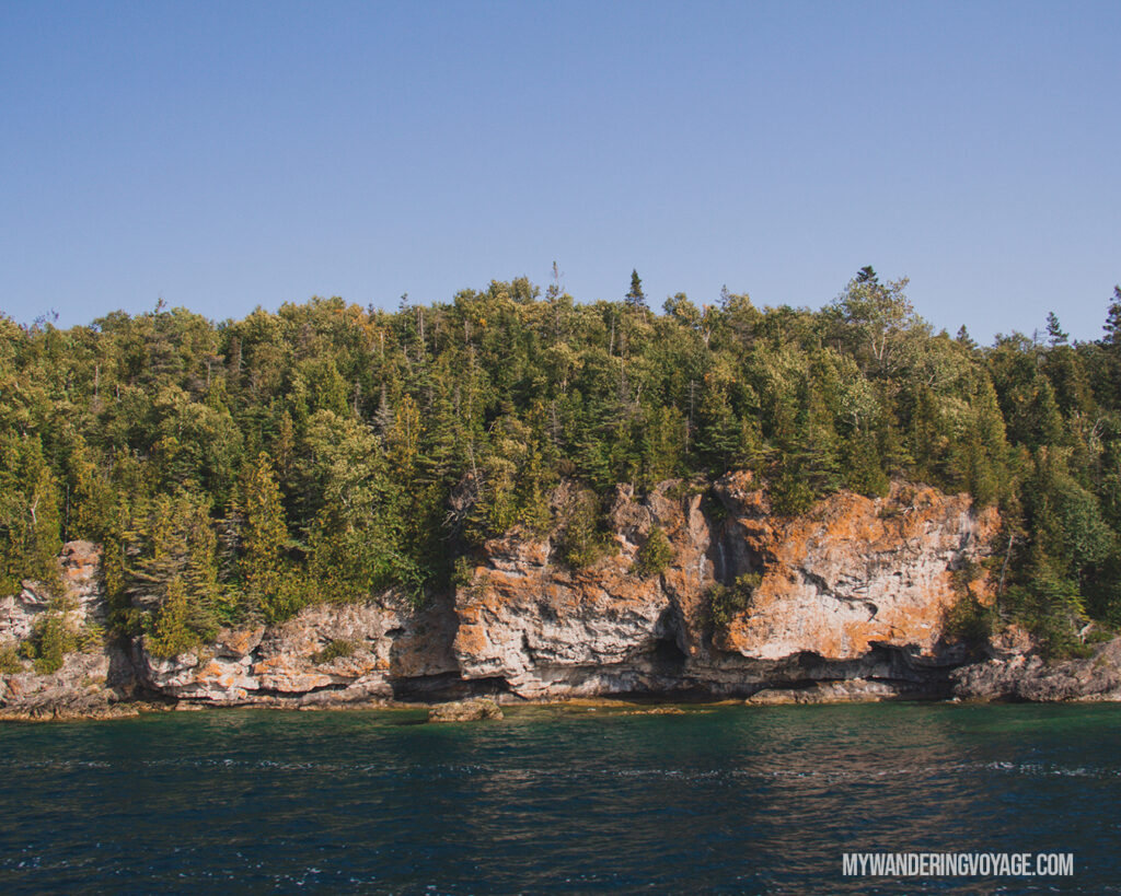 Fathom Five National Marine Park | The Complete guide to camping on Flowerpot Island | My Wandering Voyage travel blog #FlowerpotIsland #Tobermory #BrucePeninsula #Ontario #Canada #Travel #Camping