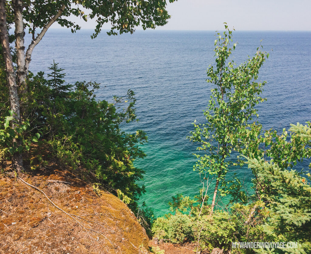 Swimming on Flowerpot Island | The Complete guide to camping on Flowerpot Island | My Wandering Voyage travel blog #FlowerpotIsland #Tobermory #BrucePeninsula #Ontario #Canada #Travel #Camping