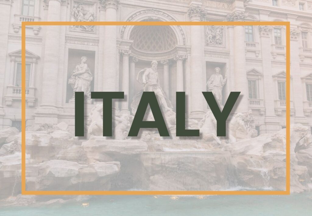 Best things to do in Italy | Italy Destination Graphic