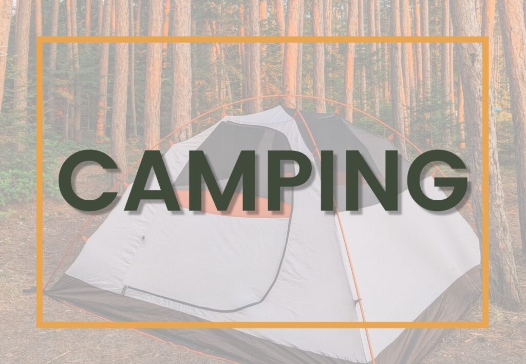 Outdoor adventure camping graphic