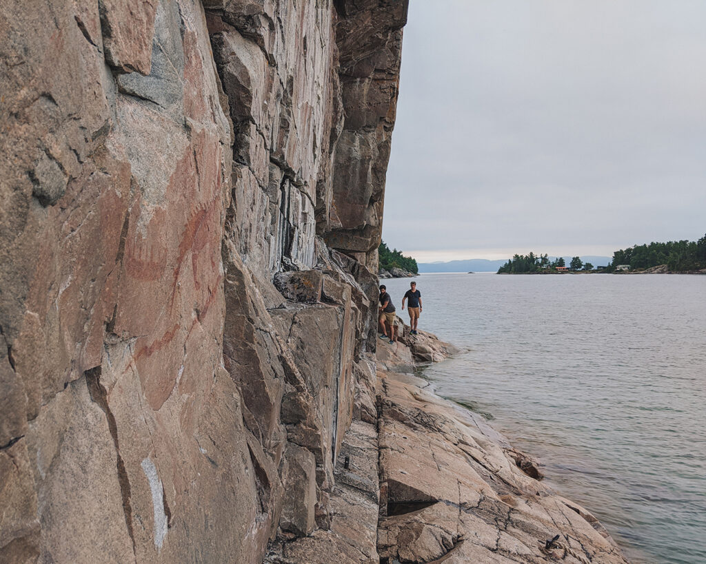 agawa pictographs, lake superior provincial park | Best Hikes in Ontario | My Wandering Voyage travel blog