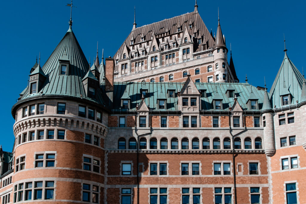 Chateau Frontenac | Weekend Itinerary: Best Things to do in Quebec City | My Wandering Voyage travel blog  #Quebec #QuebecCity #Canada #Travel