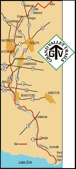 Grand Valley Trail map
