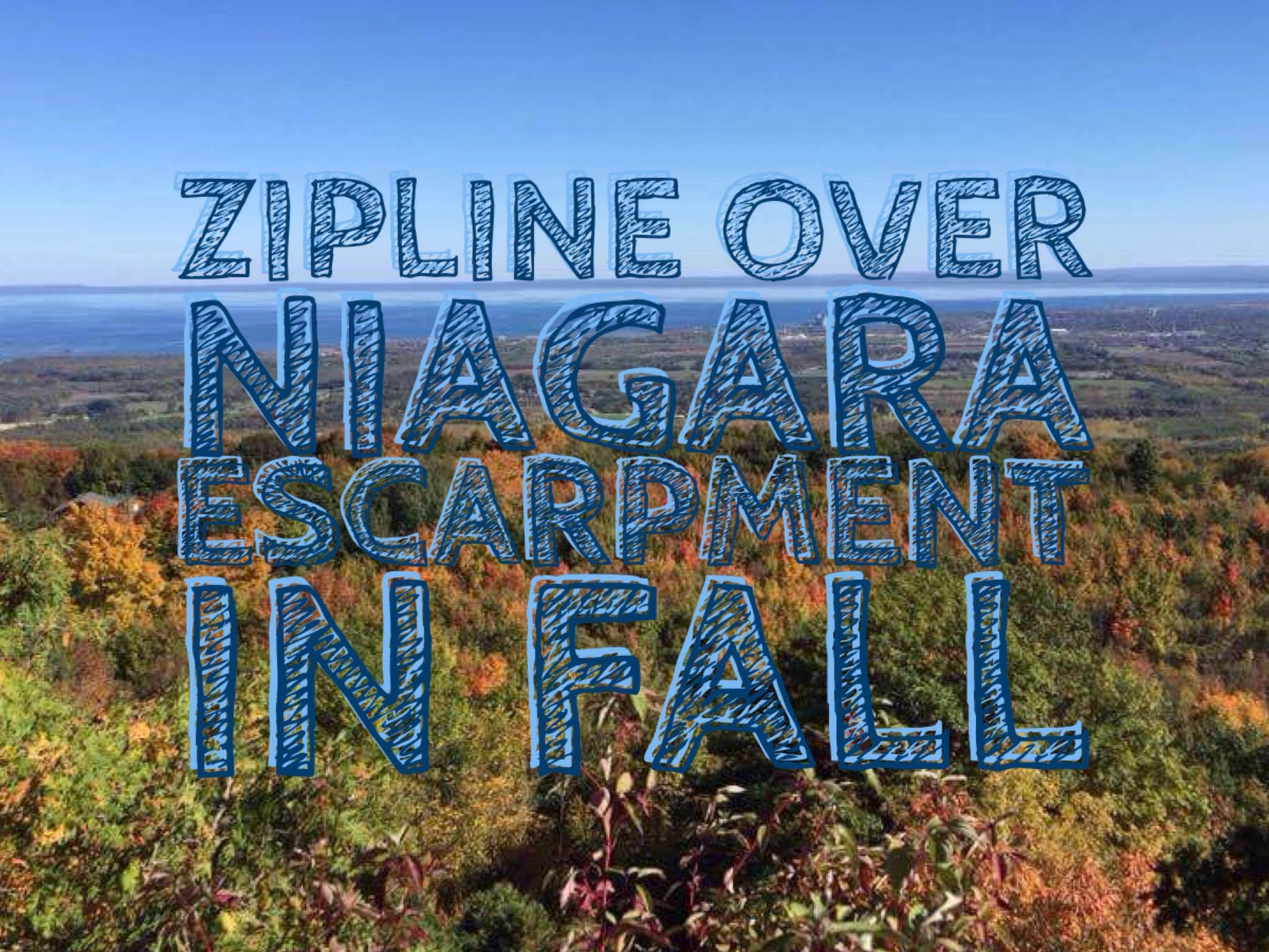 Zipline over Niagara Escarpment in Fall | My Wandering Voyage Travel Blog