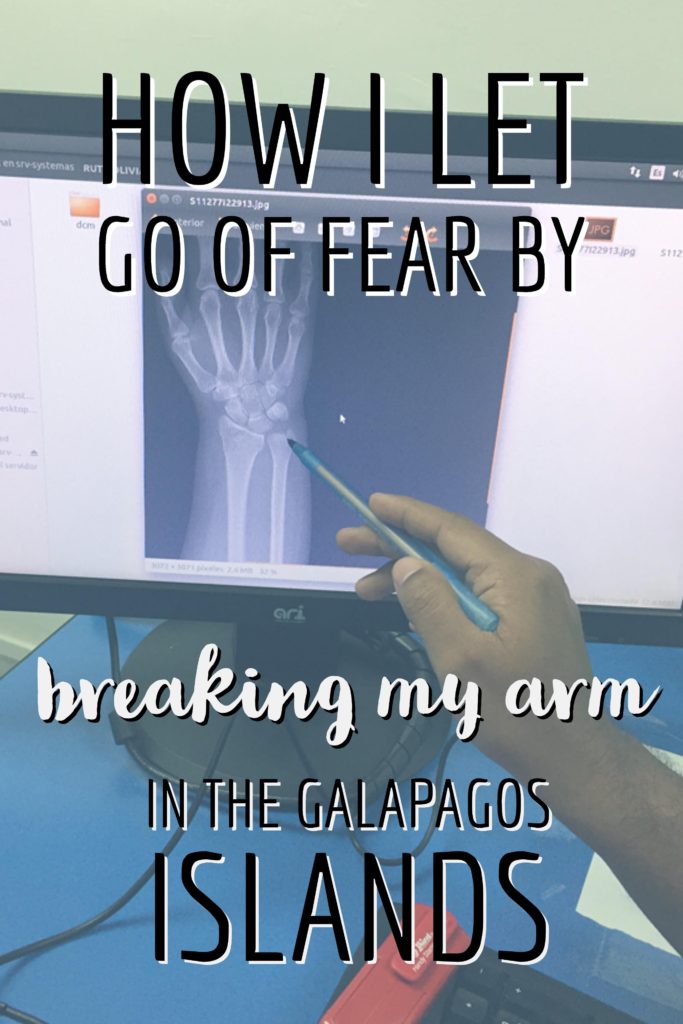 How I let go of fear by breaking my arm in the Galapagos Islands | My Wandering Voyage travel blog