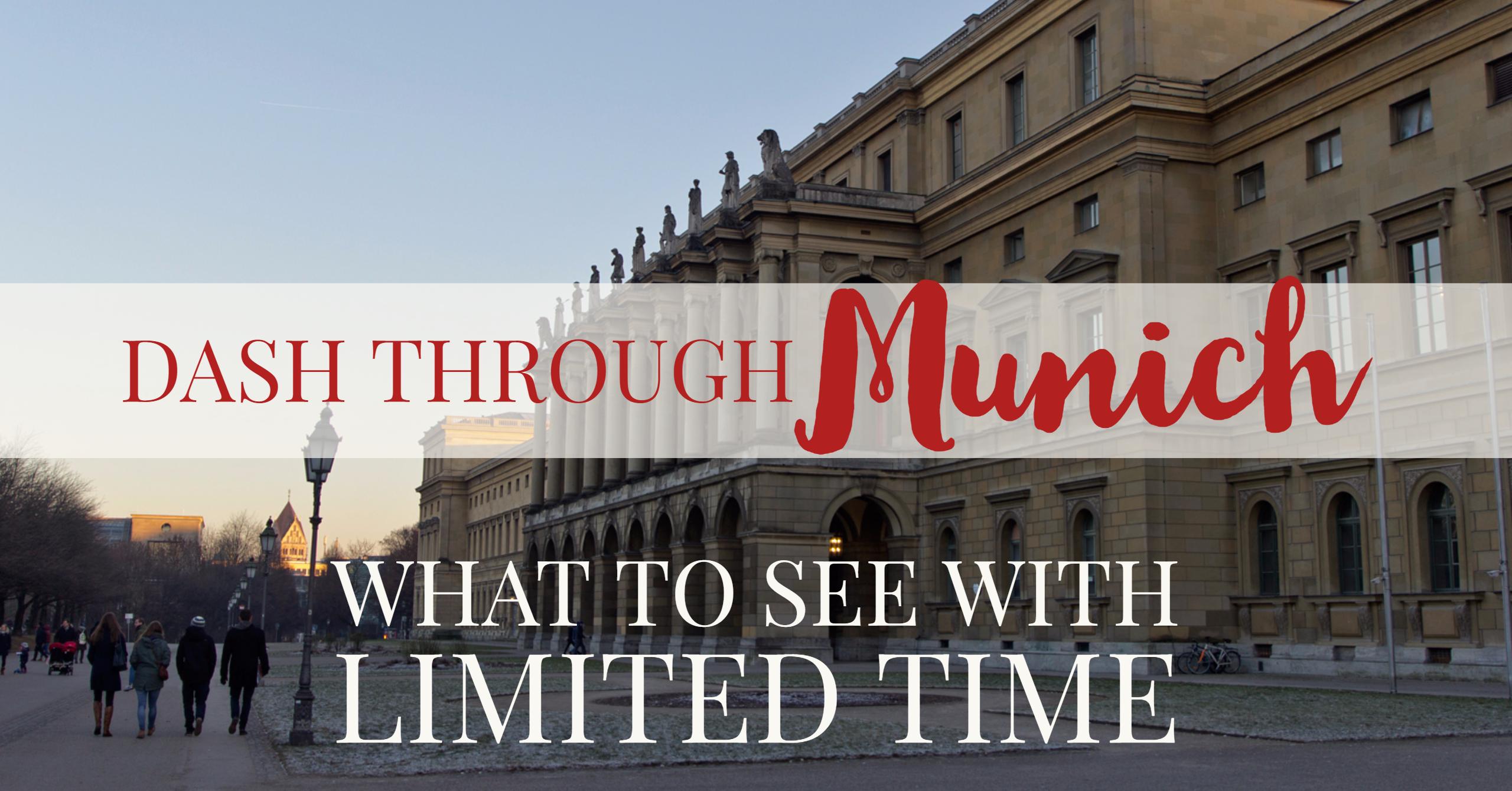 Dash Through Munich - What to do in Munich Germany with limited time | My Wandering Voyage travel blog