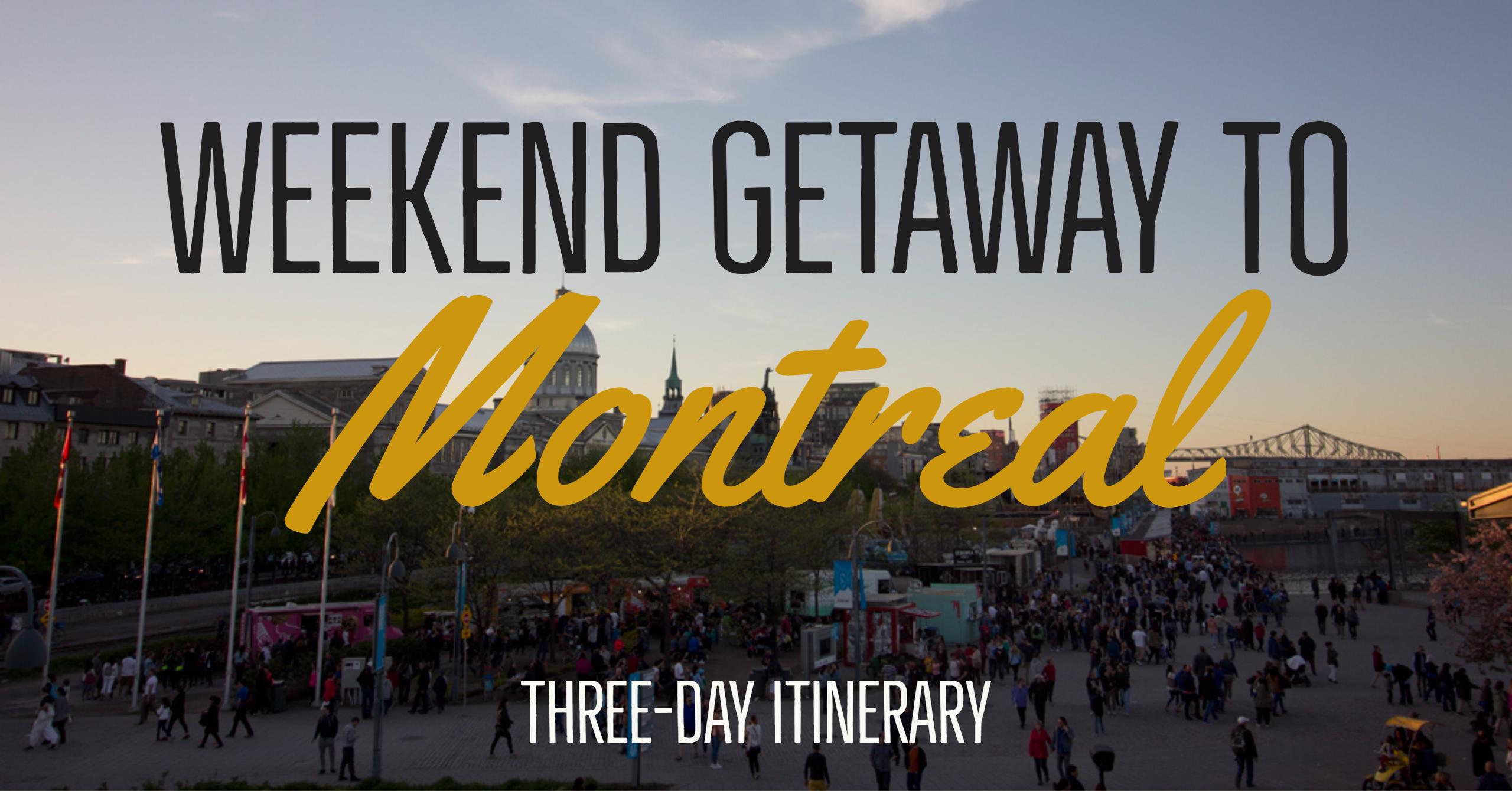 Pack up for the weekend and getaway to lovely Montreal - Three-day Montreal itinerary | My Wandering Voyage travel blog