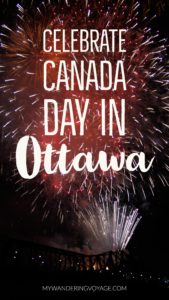 What's the best way to celebrate Canada Day? Don your red and white and join the part in Ottawa! | My Wandering Voyage Travel Blog